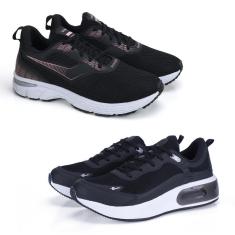 Kit Tênis Fitness + Tênis Flatform Caminhada Conforto-Masculino