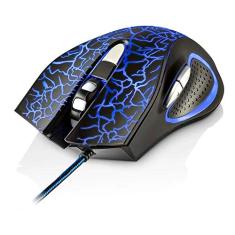 Mouse Gamer 6 Botões LED 3200DPI Preto Multilaser - MO250