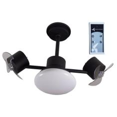 Ventilador De Teto Treviso Infinit Plus Preto controle, Bivolt
