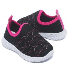 Tenis  Infantil Escolar Confortavel Bordado Coração -  Beanna Calçados