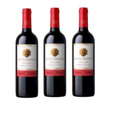Kit Vinho Santa Helena Tinto Meio Seco Reservado 750ml 3uni