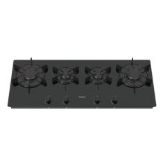 Cooktop a Gas Linear 4 Bocas Venax Arena Preto