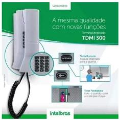 Telefone Terminal Dedicado Tdmi 300 Intelbras Interfone