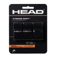 HEAD Xtreme Soft Raquete Overgrip – Fita aderente para raquete de tênis – Pacote com 3, preta