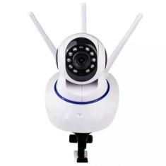 Camera segurança ip wifi robozinho com audio hd 1.3mp