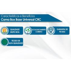 Cama Box Queen: Colchão Ortopédico Ortobom D28 Anatômico iso 60 + Base crc Suede Black (158x198)