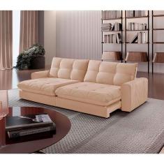 Sofá Firenze Linho 02 Módulos De 100cm B25cm Meu Sofá Online A294 Linho Creme