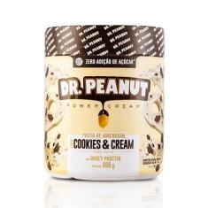 Pasta de Amendoim - 600G Cookies and Cream com Whey Protein - Dr. Peanut, Dr. Peanut