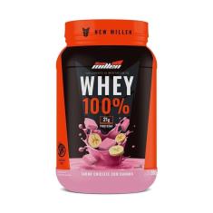 Whey 100% - 900g Chiclete com Banana - New Millen-Masculino