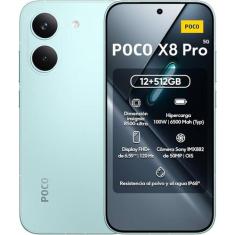 Smartphone Celular Xiaomi Poco X8 Pro 512GB, 12GB RAM, 5G, Tela 6,67 p