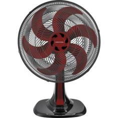Ventilador de Mesa Ventisol 40cm Hélice 6 Pás 3 Velocidades Vermelho Turbo6 220V