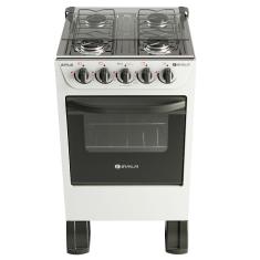 Fogão de Piso 4 Bocas a Gás Braslar Sirius Mesa Inox Acendimento Manual Branco Classificação a