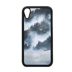 Capa Florestal Neblina Natureza Cenário Ciência para iPhone XR Capa para Apple Proteção de Celular