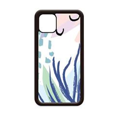 Capa para celular Apple Mobile com estampa de plantas abstratas para iPhone 11 Pro Max