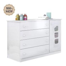 Cômoda Infantil Lívia Phoenix Baby Branco