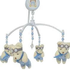 Móbile Para Berço Aviador Azul