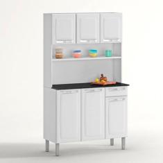 Armário de Cozinha Rose Itatiaia Branco Nevada, Branco