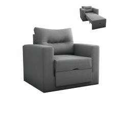 Sofá Cama Soraia Para Sala - Suede - Sv Decor - Matrix, Cinza