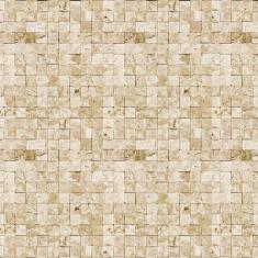 Papel De Parede Pedras Cubos Claros Adesivo Sala Lavavel