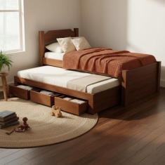 Bicama 1.90 x 90 - (03 Gavetas) - Móveis de Gramado - Flávio Comércio 