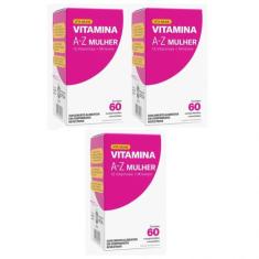 Kit Com 3 - Vita Mune A-Z Mulher Cimed Com 60 Comprimidos (Nova Embala