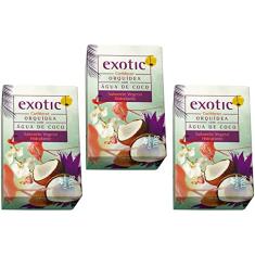 3 Sabonetes Vegetal Hidratante Caribbean Exotic 170g Davene