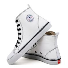 Tênis Feminino Star Cano Alto Casual Basico de Amarrar Classico All Co