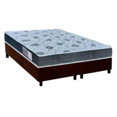 Cama Box Queen: Colchão Espuma Orthoflex D45/EP Cecina + Base CRC Sued