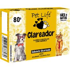 Sabonete Clareador Pet life para Cães e Gatos - 80 g