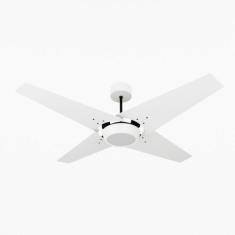 Ventilador de Teto Natuvent Callis Led 4 Pás Madeira Branco, 4000k bra
