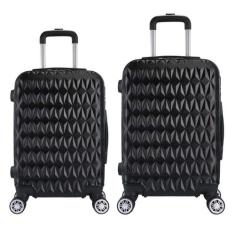 Kit Mala de Viagem 2 Peças Bordo e M - C/ 4 Rodinhas 360º - EAGLE, Pre