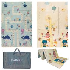 Tapete Infantil Dobrável Dupla Face - Kababy