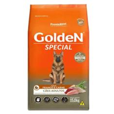 Ração Golden Special Cães Adultos Sabor Frango e Carne 15 kg - Premier