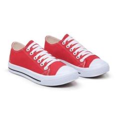 Tênis Feminino Casual Confortável Solado Reto Cadarço-Feminino