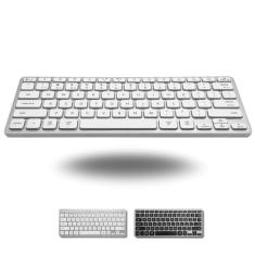 Macally Teclado Bluetooth compacto para Mac – conectividade premium para vários dispositivos – Teclado sem fio Apple compatível com MacBook Pro/Air, iMac, Mac mini, iPad, laptop e PC