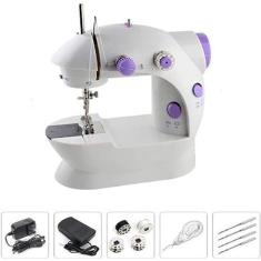 Mini Máquina de Costura Portátil Bivolt SM202