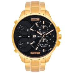 Relógio Orient Xl Masculino Cronógrafo Mgsst003 Dourado