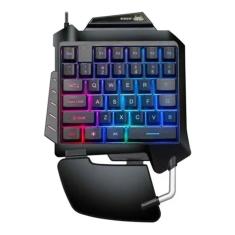 Teclado Semi-Mecânico Gamer Single Hand Knup Kp-Tm-006
