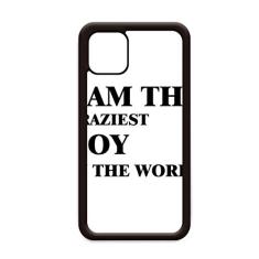 Capa I Am The Craziest Boy para iPhone 12 Pro Max para Apple Mini Mobile Case Shell