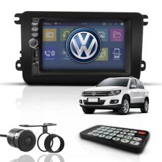 Kit Central Multimídia Mp5 2 Din Bluetooth Espelhamento Dvd Câmera de 