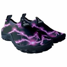 Tenis Masculino Feminino Sapatilha Água Praia Pesca Jetski Neon Academia Ciclismo Gênero:Feminino;Cor:Preto;Tamanho:33/3