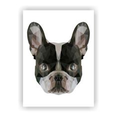 Quadro Decorativo Cachorro Mosaico Salas Quartos Paisagem