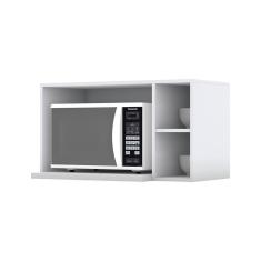 Armário Aéreo Micro-ondas Americana Branco - Móveis Henn Branco