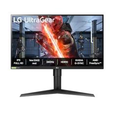 Monitor LG UltraGear 27GN750-27" IPS Full HD, 240Hz, 1ms (GtG), NVIDIA G-Sync, HDMI, USB 3.0 e Ajustes de Inclinação, Preto