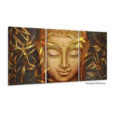Quadro Decorativo Buda Vertical Para Sala Hall Corredor 120x