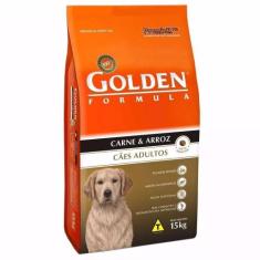 Ração Golden Formula Cães Adultos Carne E Arroz 15kg, Ração seca, Médi