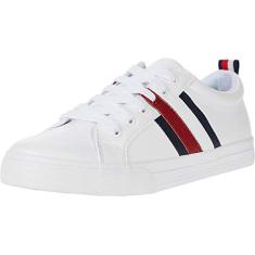 Tommy Hilfiger Tênis feminino Lireai, Branco, 38