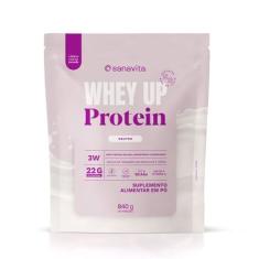 Sanavita - Whey Protein UP - 22g de Proteínas e 5g de BCAAs - Sabor Neutro - 900g