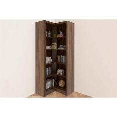 Guarda Roupa Closet de Quarto Canto Oblíquo ME4132 c/ 4 Prateleiras Ab