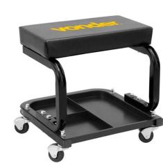 Banqueta fixa almofadada para mecânico - Vonder